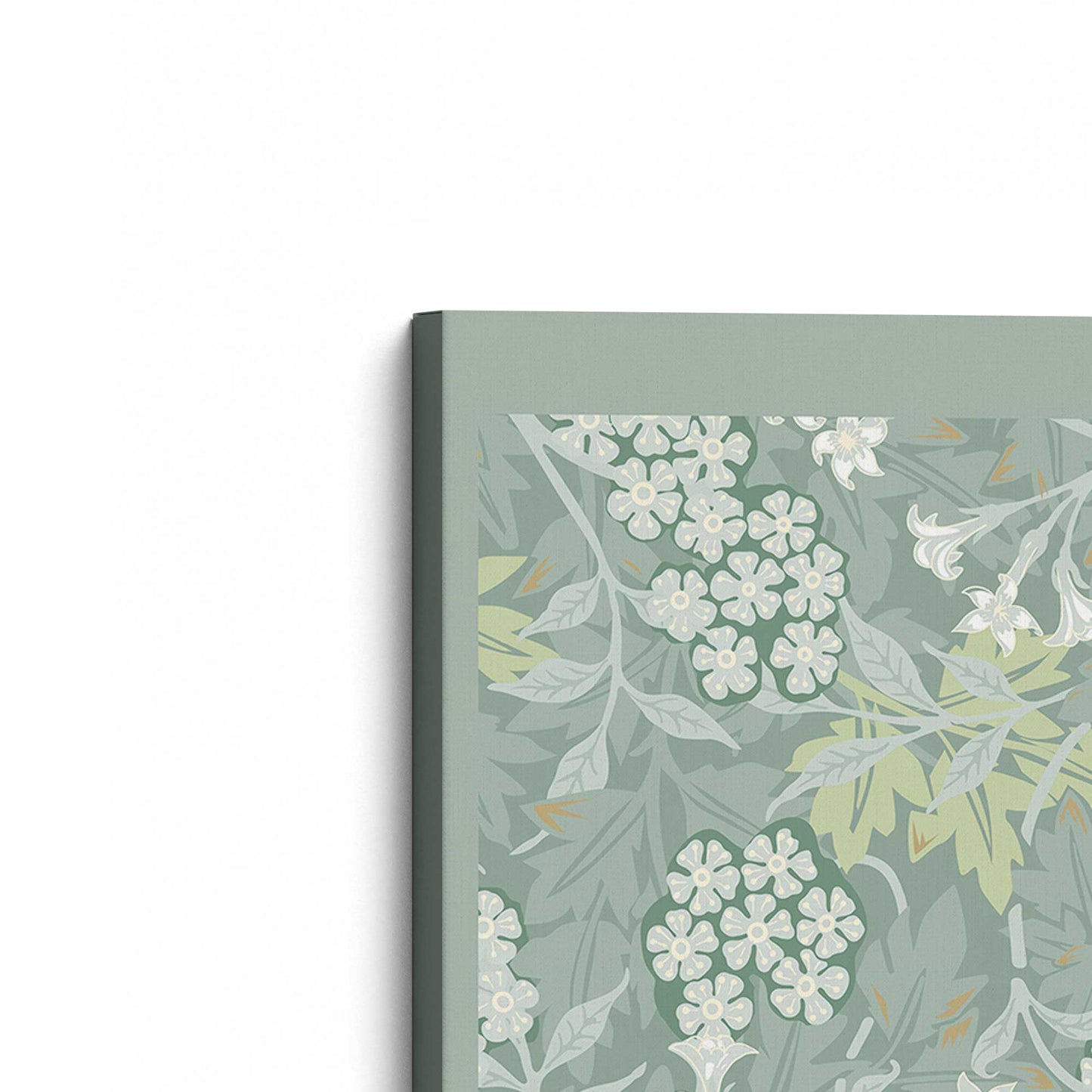 [Color:Stretched Canvas], Picture of the corner of the art