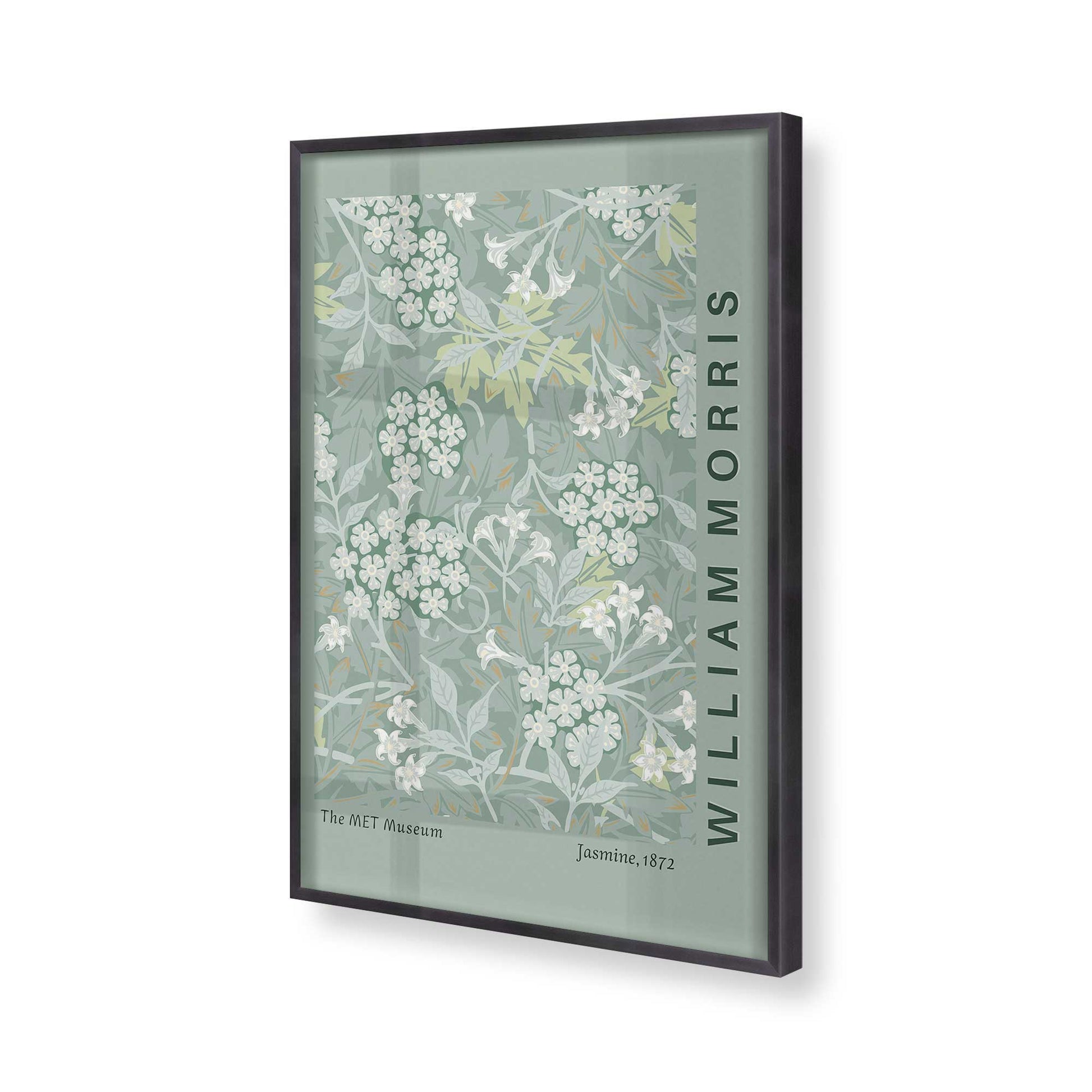 [Color:Weathered Zinc], Picture of art in a Weathered Zinc frame of the corner