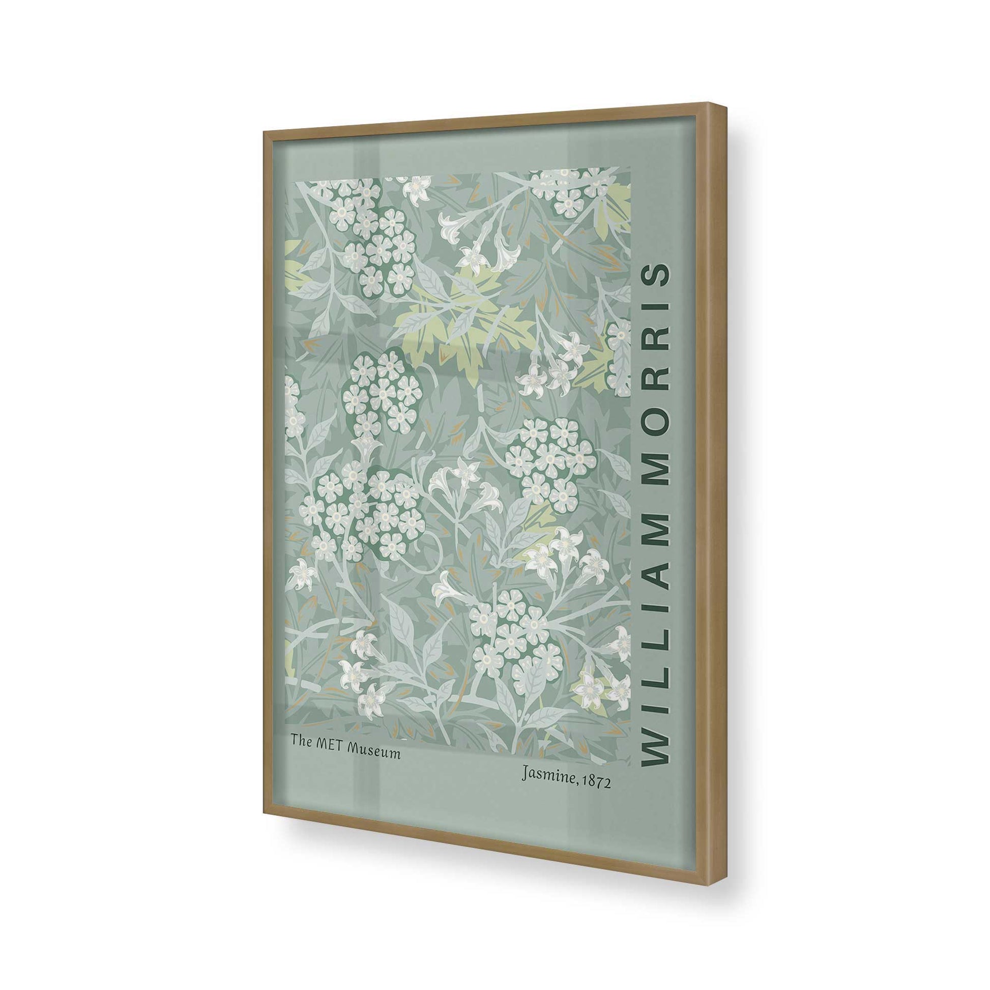[Color:Brushed Gold], Picture of art in a Brushed Gold frame of the corner