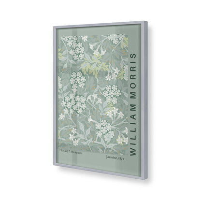 [Color:Polished Chrome], Picture of art in a Polished Chrome frame of the corner