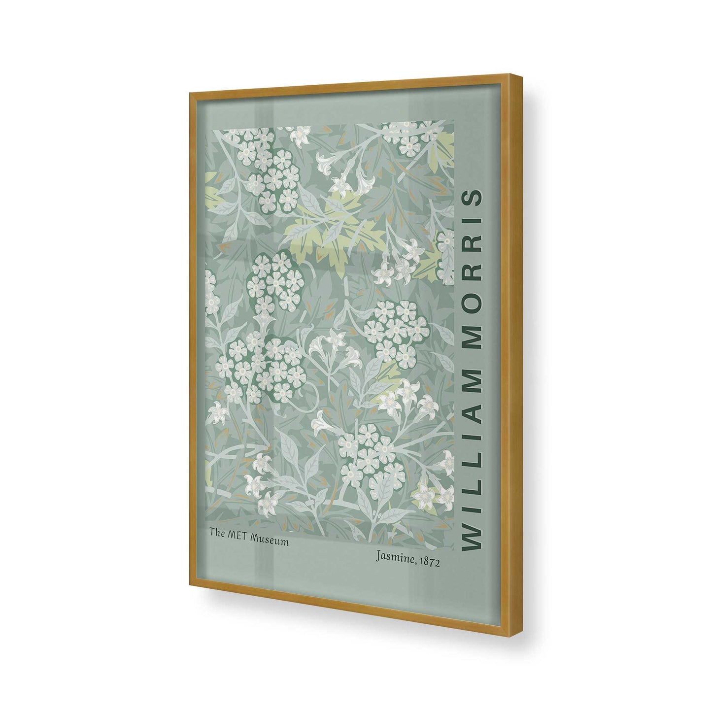 [Color:Polished Gold], Picture of art in a Polished Gold frame of the corner