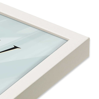 [Color:Opaque White], Picture of art in a Opaque White frame at an angle