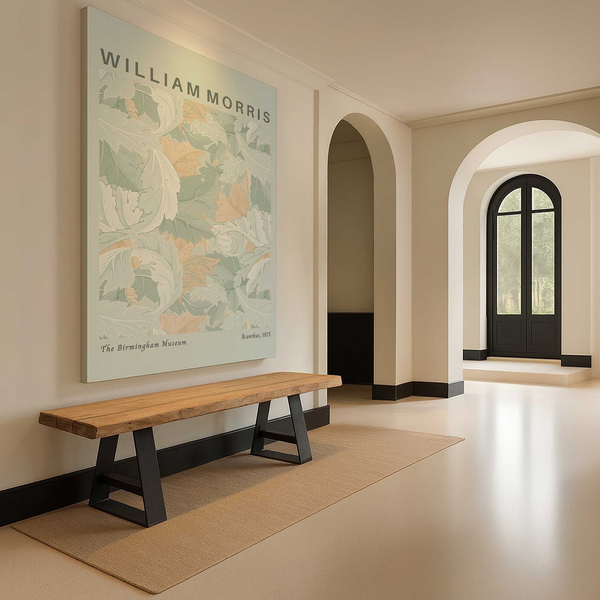 [Color:Stretched Canvas], Picture of art in a room