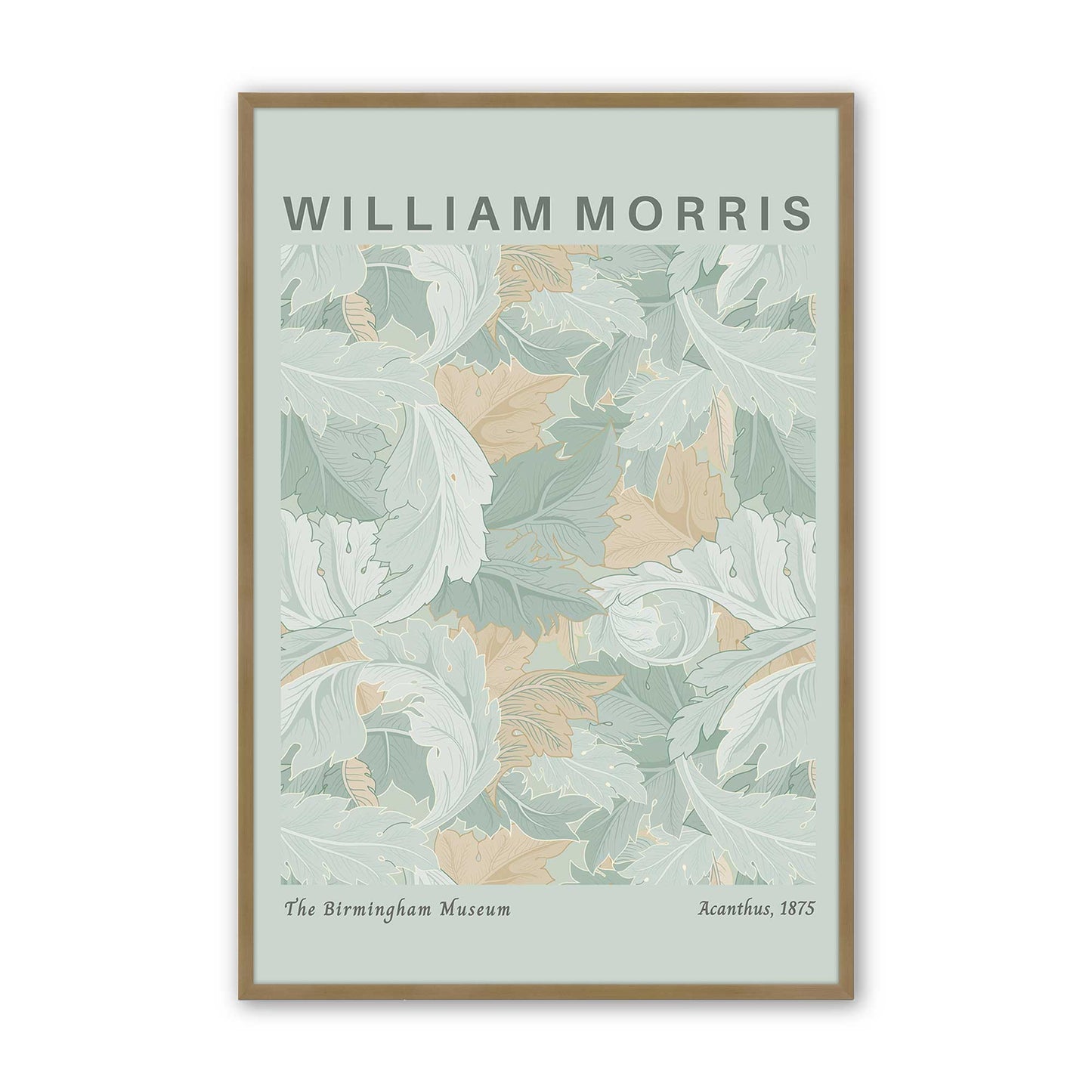 [Color:Brushed Gold], Picture of art in a Brushed Gold frame