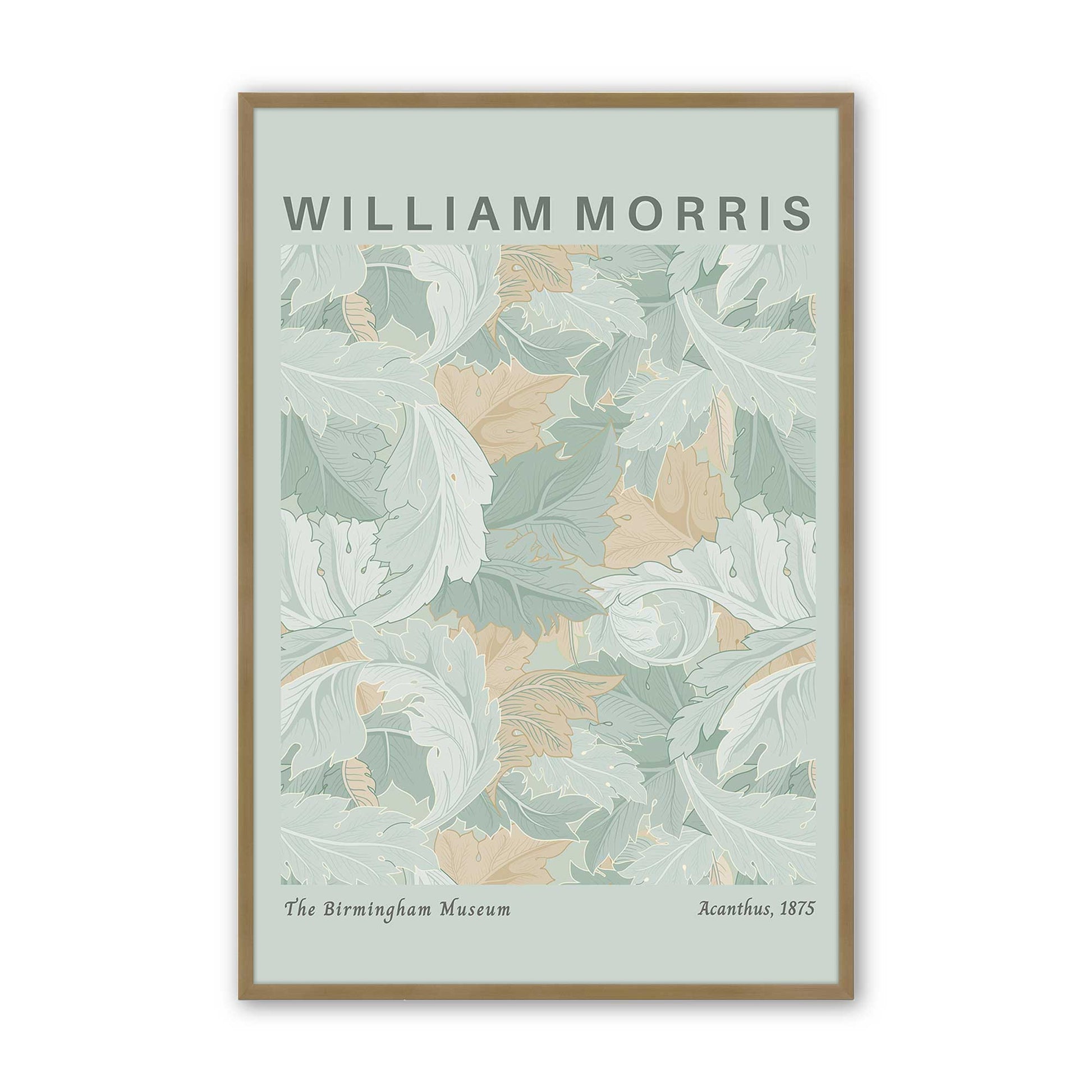 [Color:Brushed Gold], Picture of art in a Brushed Gold frame