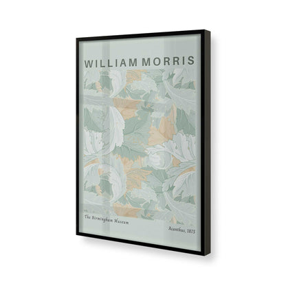 [Color:Satin Black], Picture of art in a Satin Black frame of the corner