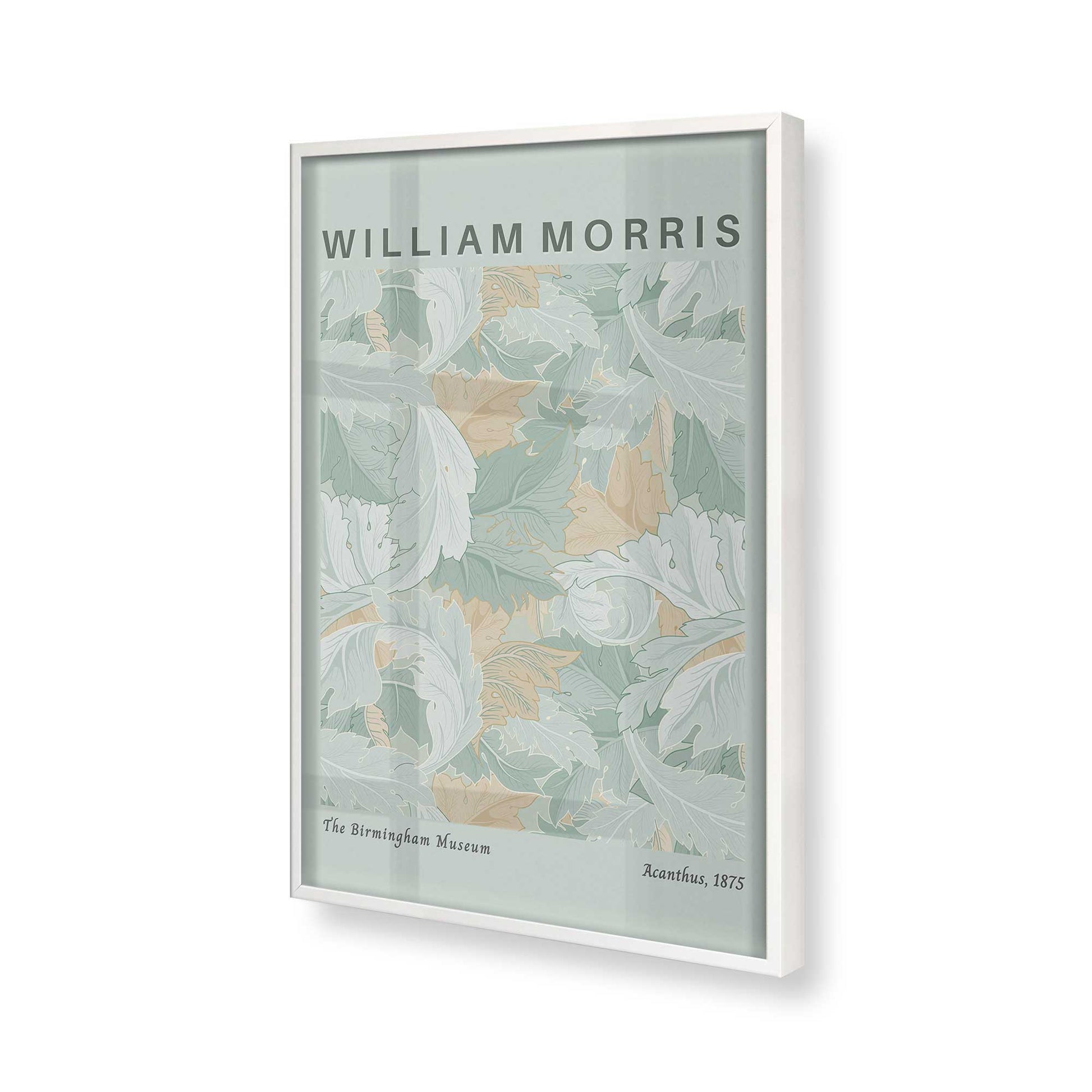 [Color:Opaque White], Picture of art in a Opaque White frame of the corner