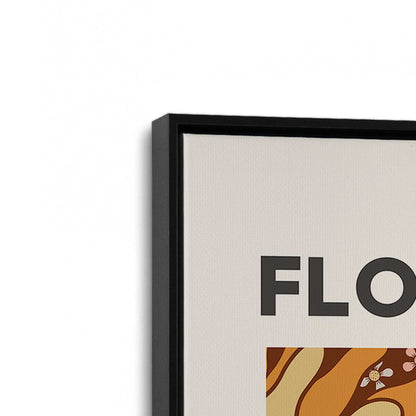 [Color:Satin Black], Picture of art in a Satin Black frame at an angle