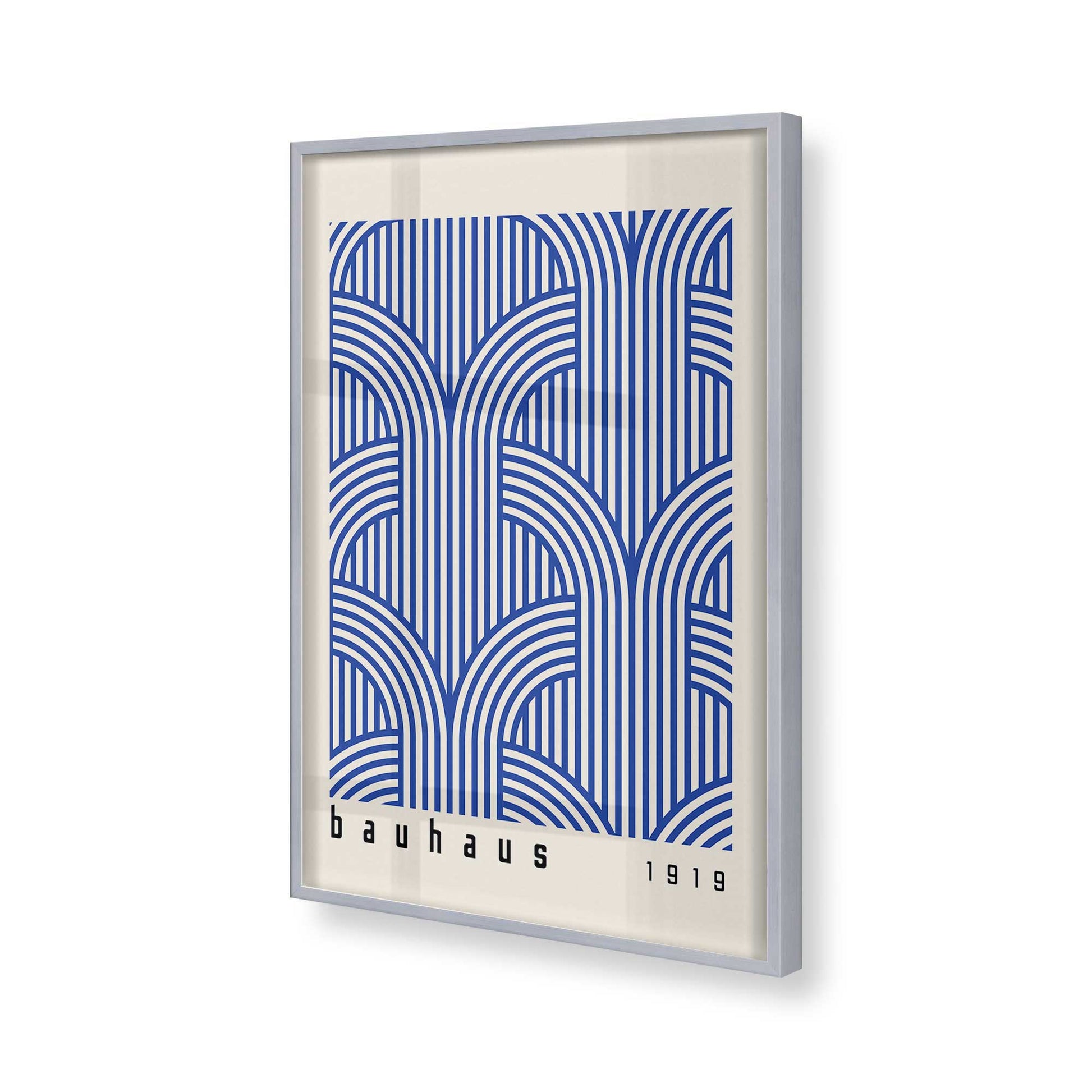 [Color:Polished Chrome], Picture of art in a Polished Chrome frame of the corner