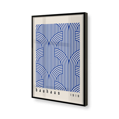 [Color:Satin Black], Picture of art in a Satin Black frame of the corner