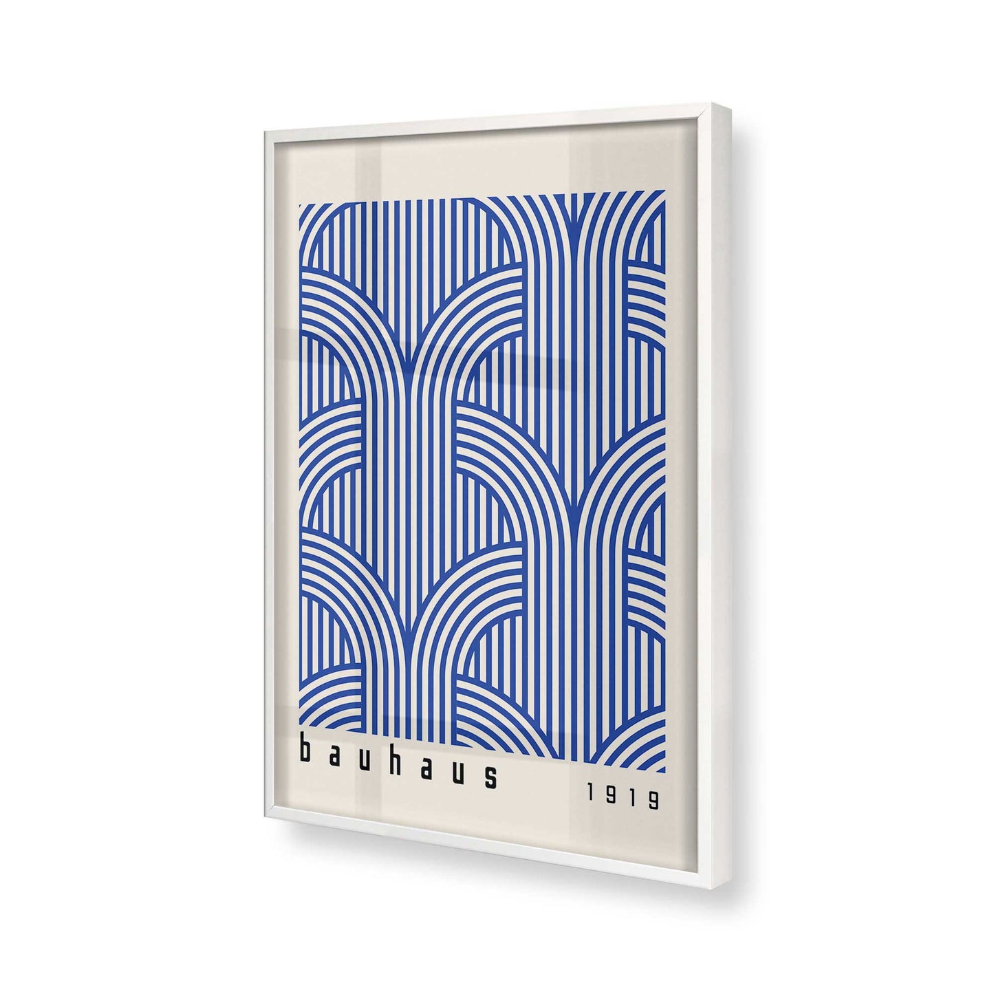 [Color:Opaque White], Picture of art in a Opaque White frame of the corner