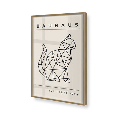 [Color:Brushed Gold], Picture of art in a Brushed Gold frame of the corner