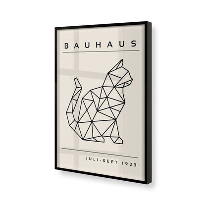 [Color:Satin Black], Picture of art in a Satin Black frame of the corner
