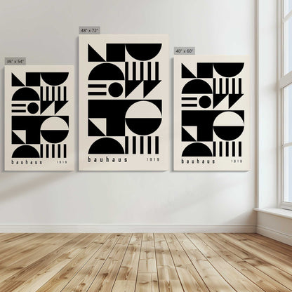 [Color:Stretched Canvas], Image showing the size comparisons
