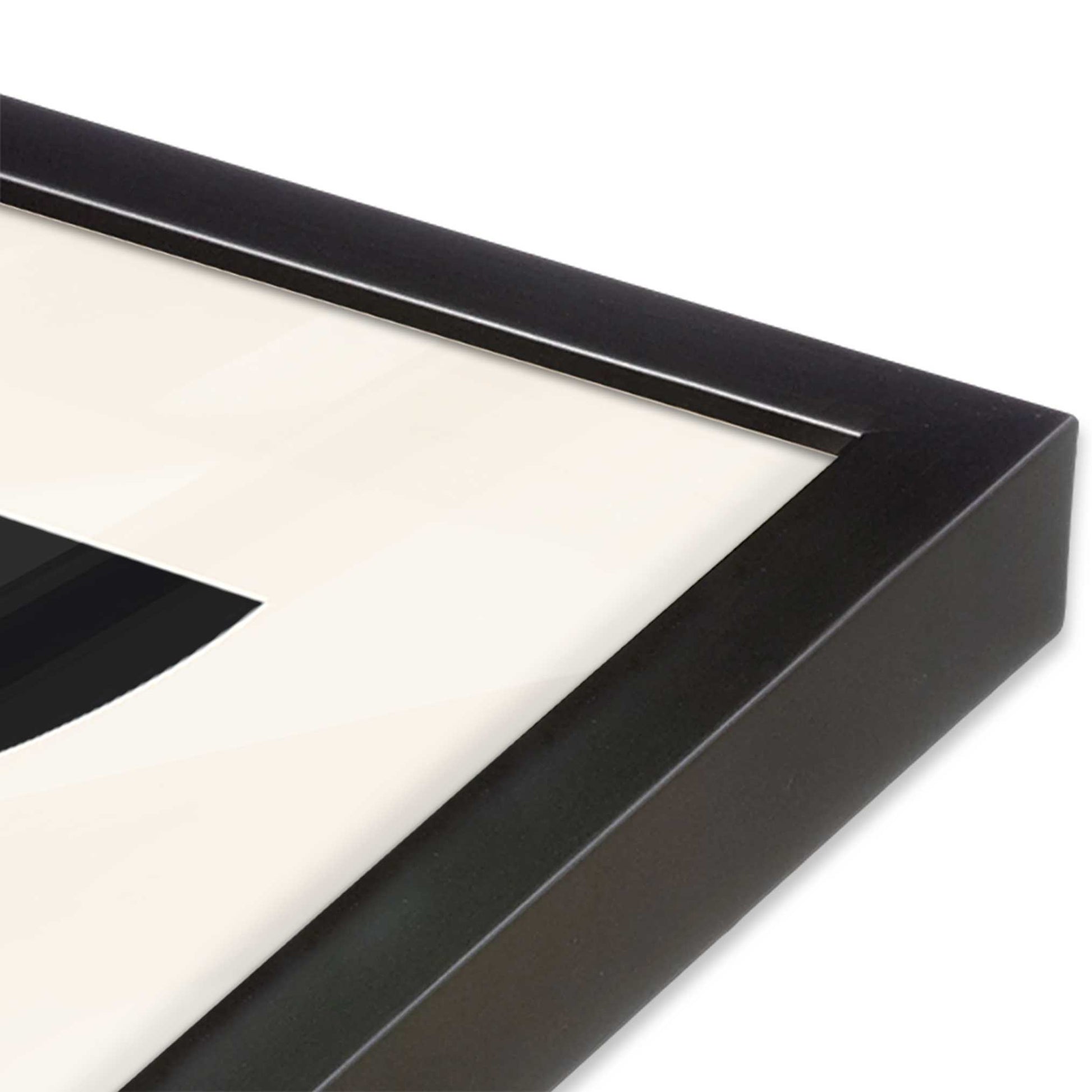 [Color:Weathered Zinc], Picture of art in a Weathered Zinc frame at an angle