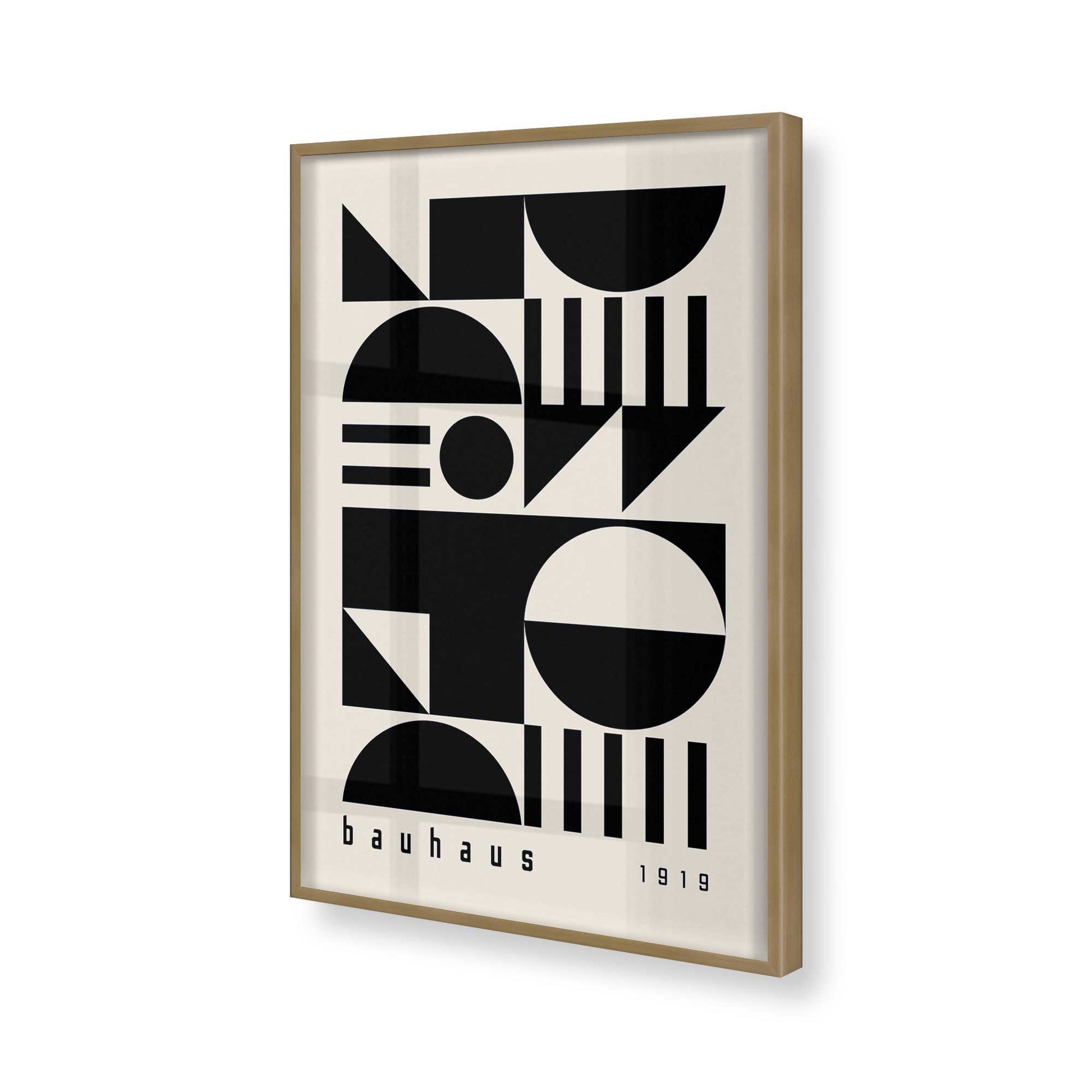 [Color:Brushed Gold], Picture of art in a Brushed Gold frame of the corner