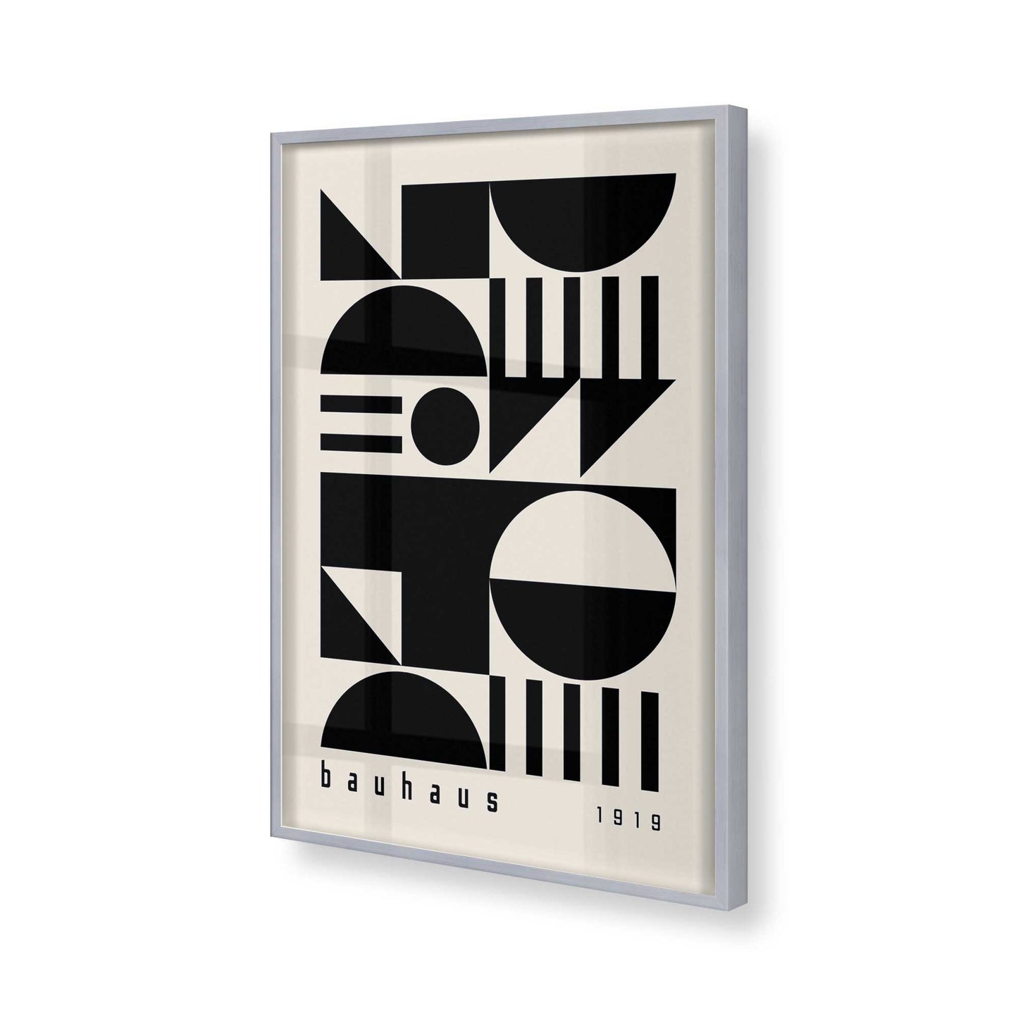 [Color:Polished Chrome], Picture of art in a Polished Chrome frame of the corner