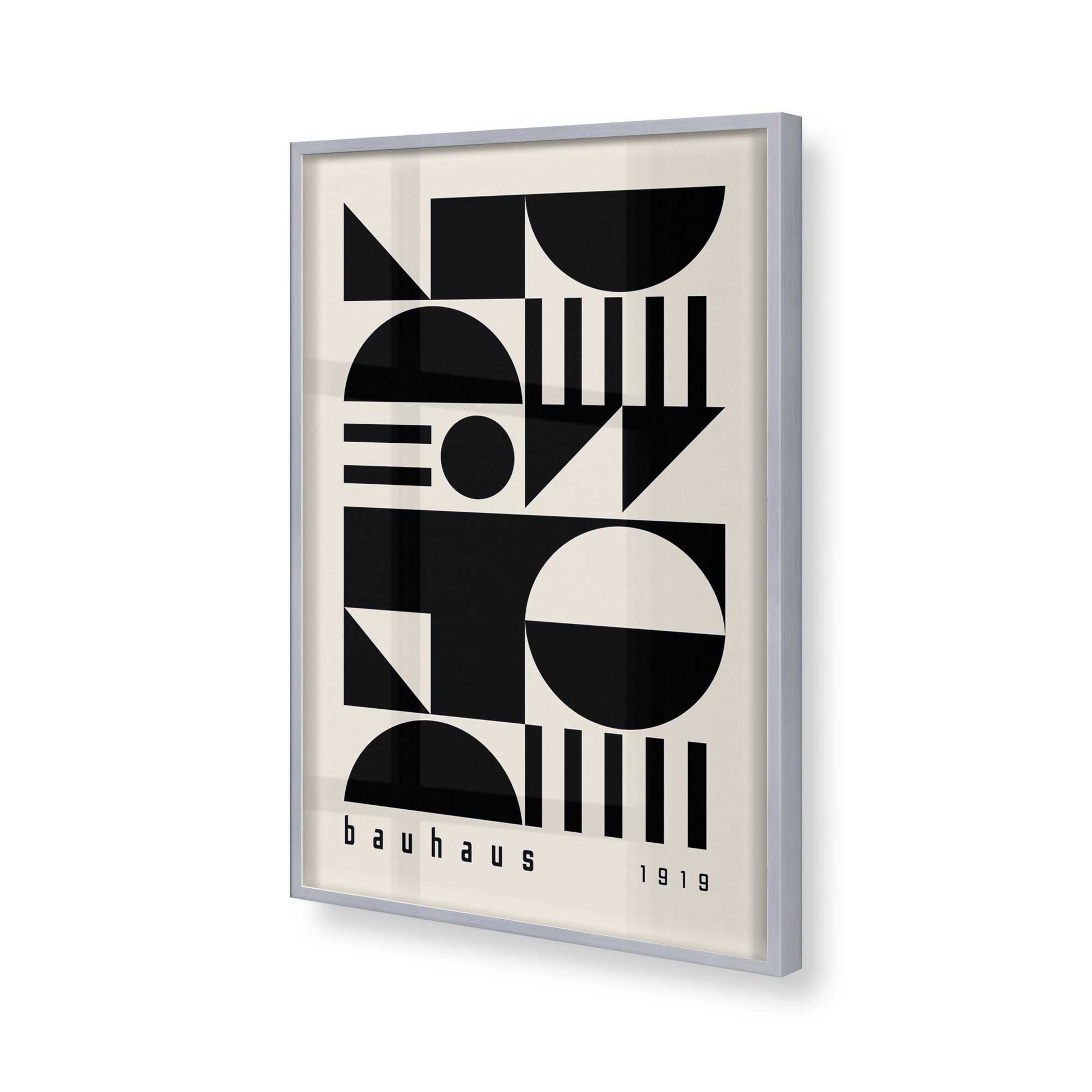 [Color:Polished Chrome], Picture of art in a Polished Chrome frame of the corner