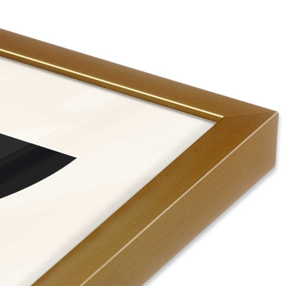 [Color:Polished Gold], Picture of art in a Polished Gold frame at an angle