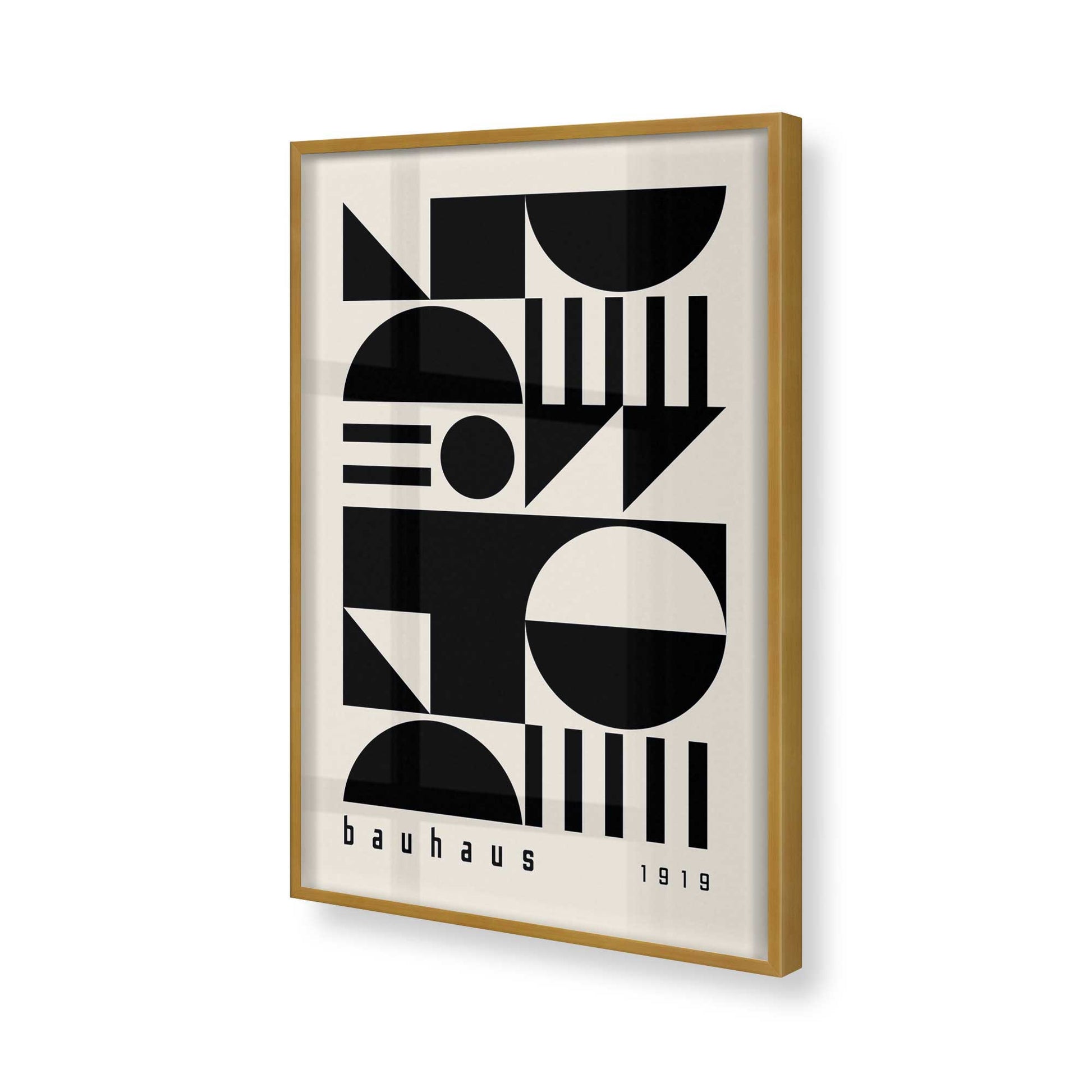 [Color:Polished Gold], Picture of art in a Polished Gold frame of the corner