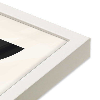 [Color:Opaque White], Picture of art in a Opaque White frame at an angle