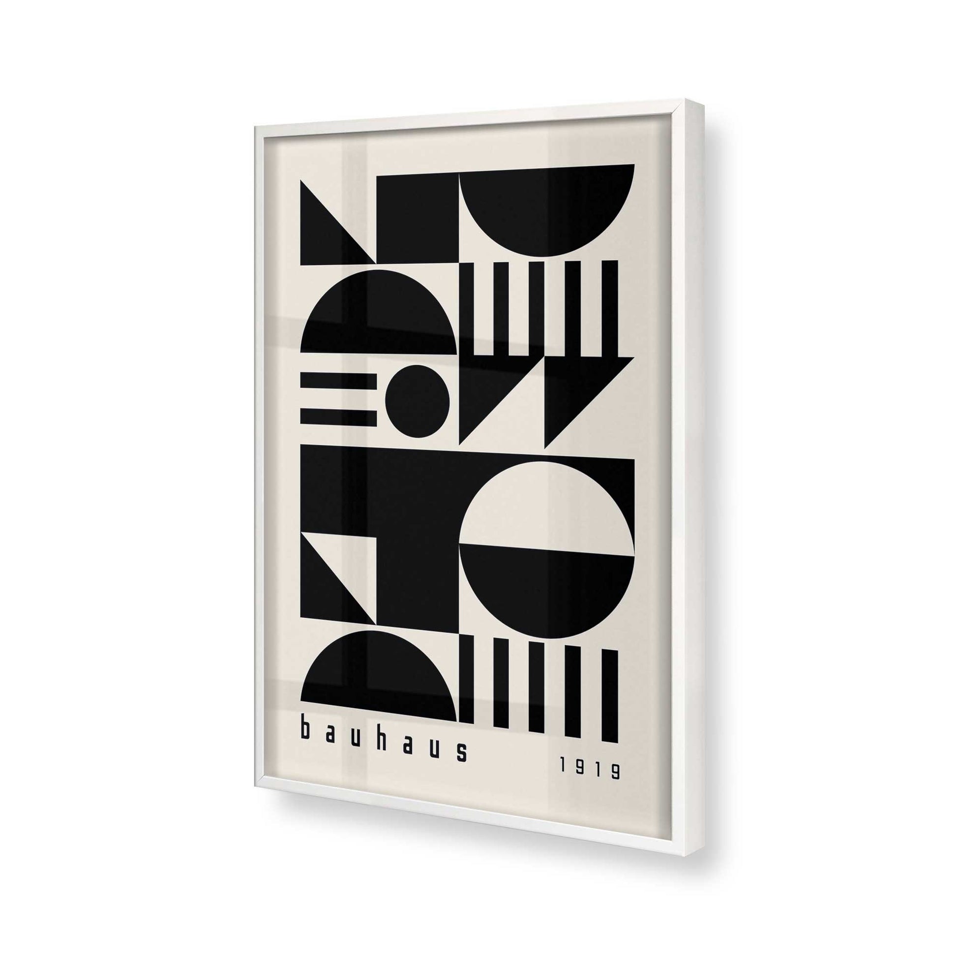 [Color:Opaque White], Picture of art in a Opaque White frame of the corner