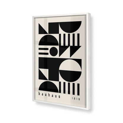 [Color:Opaque White], Picture of art in a Opaque White frame of the corner