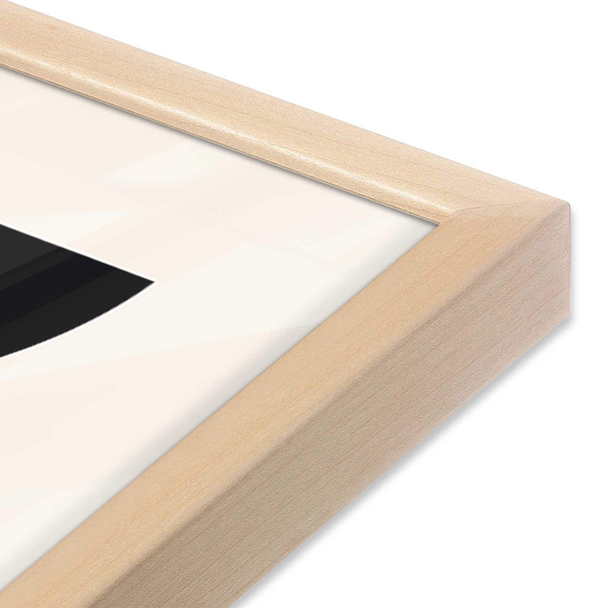 [Color:Raw Maple], Picture of art in a Raw Maple frame at an angle
