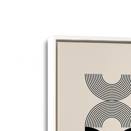 [Color:Opaque White], Picture of art in a White frame at an angle