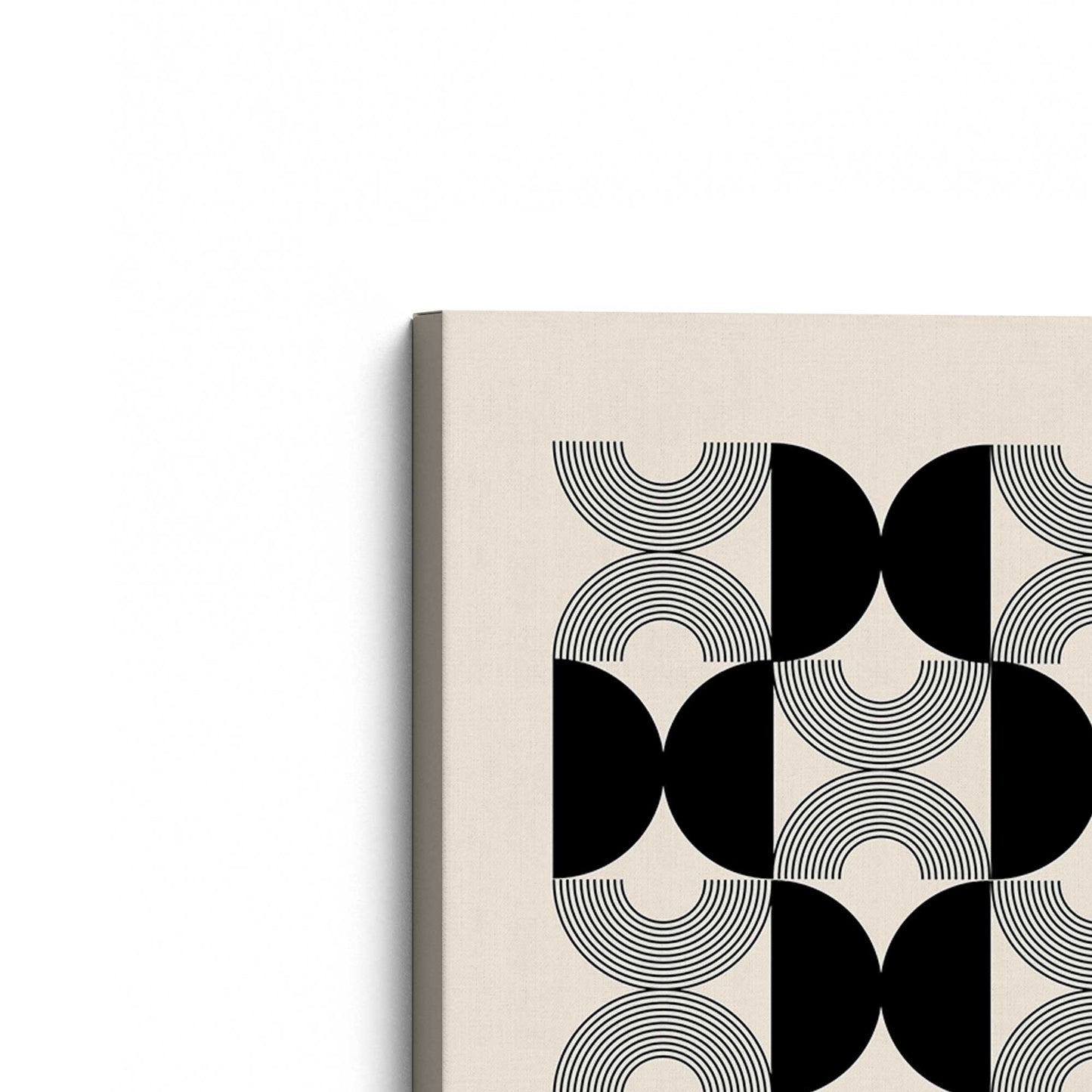 [Color:Stretched Canvas], Picture of the corner of the art