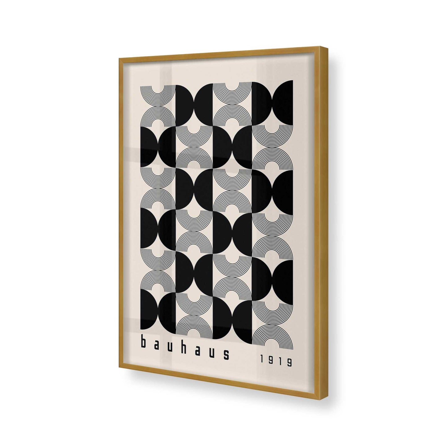 [Color:Polished Gold], Picture of art in a Polished Gold frame of the corner