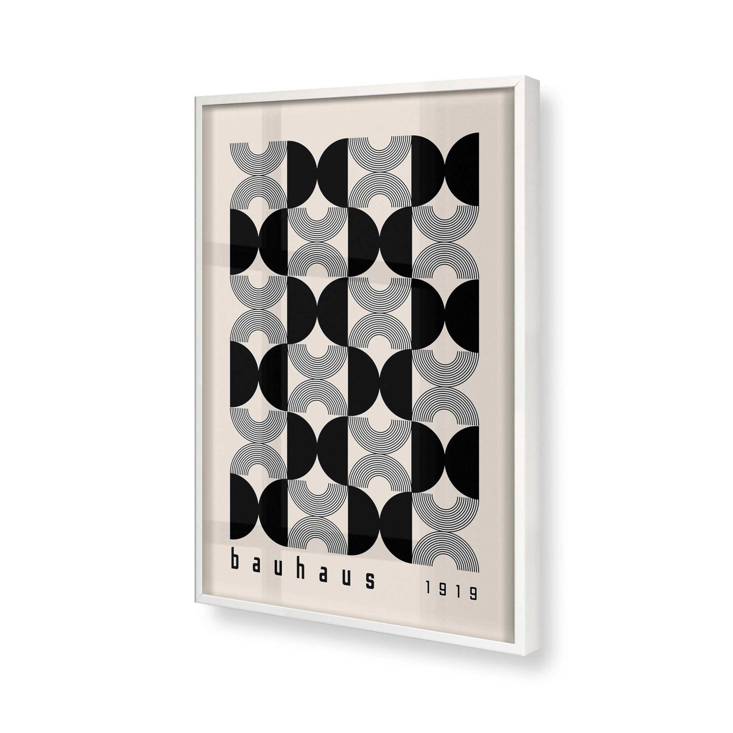 [Color:Opaque White], Picture of art in a Opaque White frame of the corner