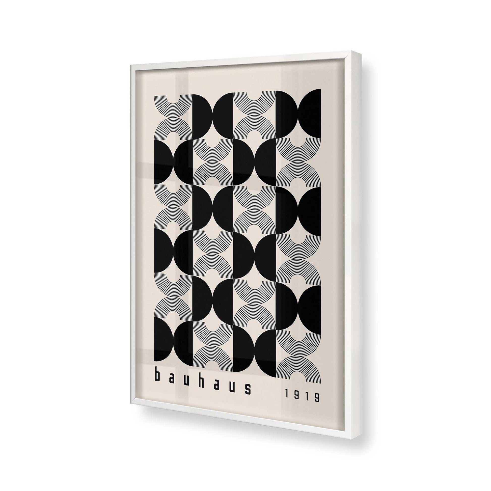 [Color:Opaque White], Picture of art in a Opaque White frame of the corner