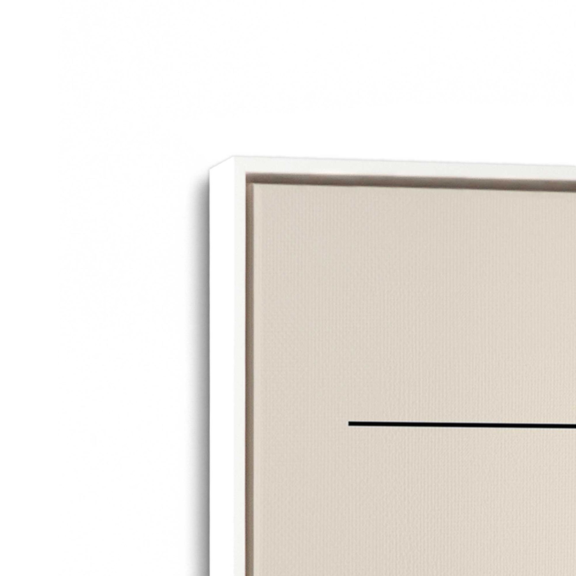 [Color:Opaque White], Picture of art in a White frame at an angle