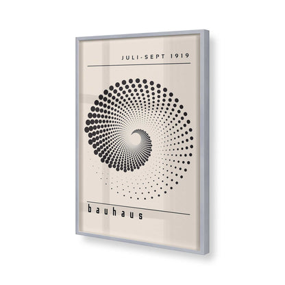 [Color:Polished Chrome], Picture of art in a Polished Chrome frame of the corner