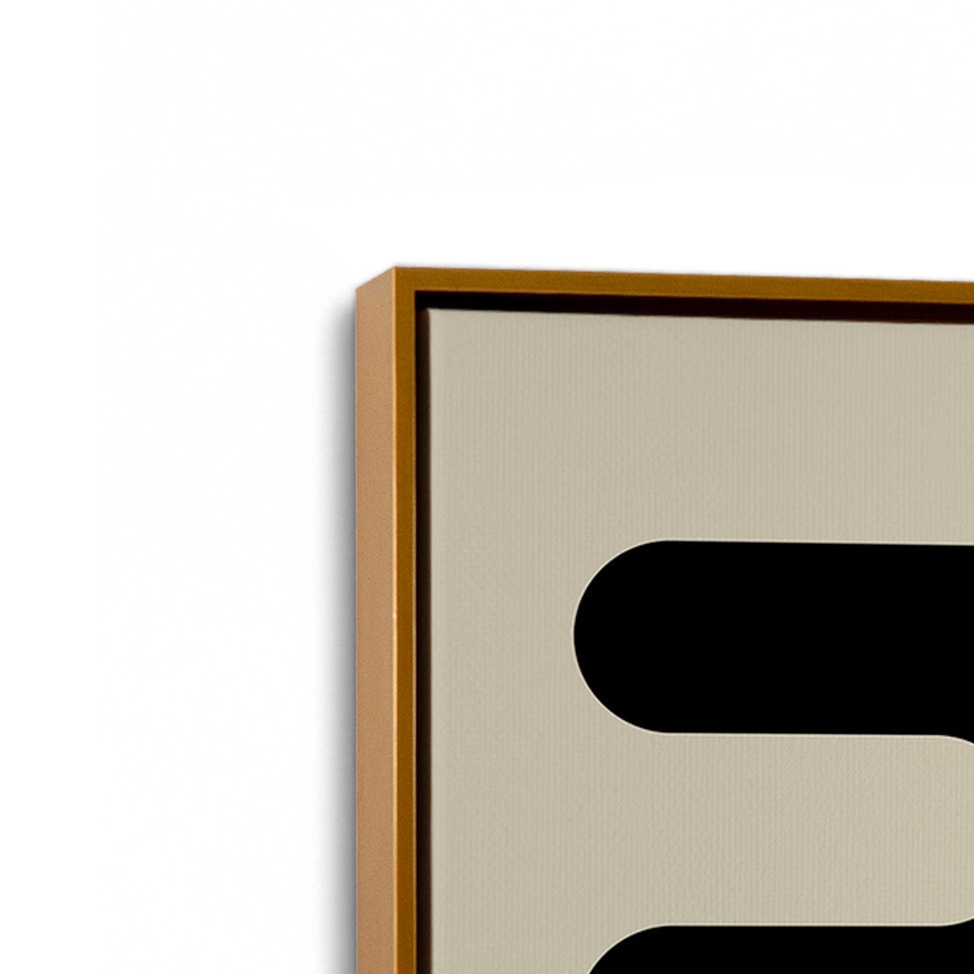 [Color:Polished Gold], Picture of art in a Polished Gold frame at an angle