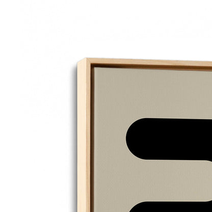 [Color:American Maple], Picture of art in a American Maple frame at an angle