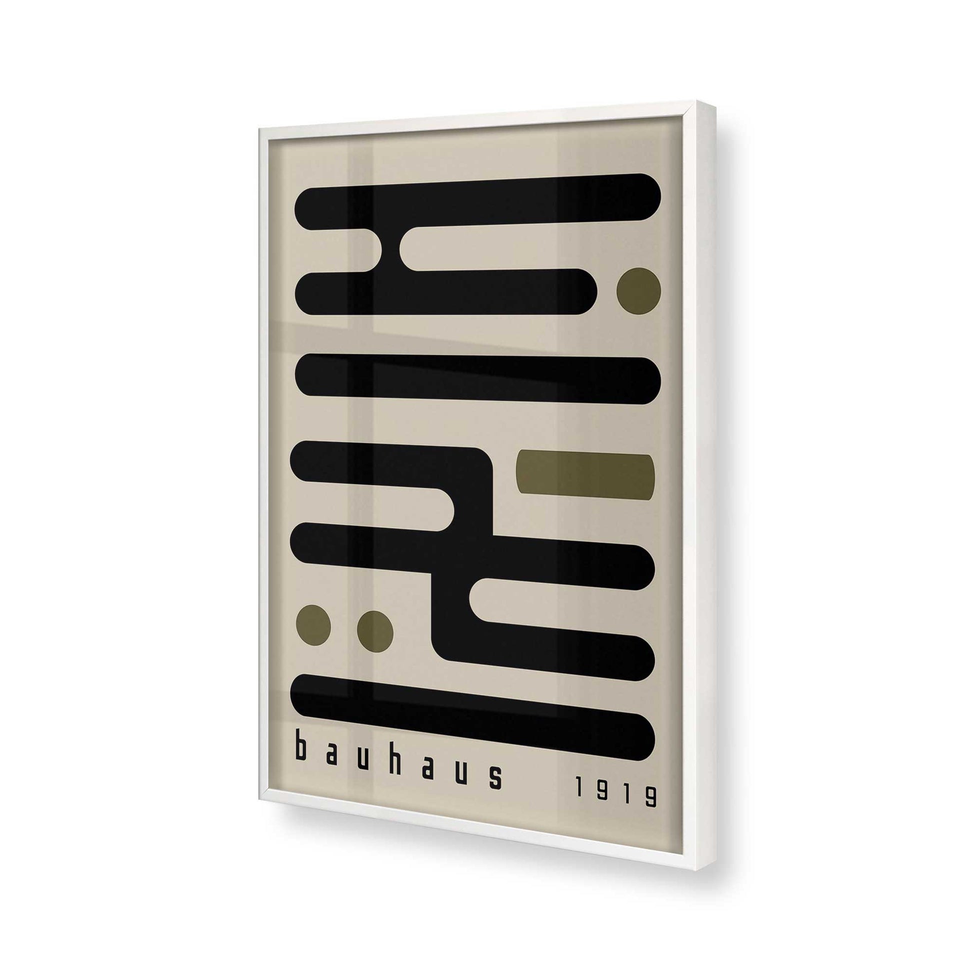 [Color:Opaque White], Picture of art in a Opaque White frame of the corner