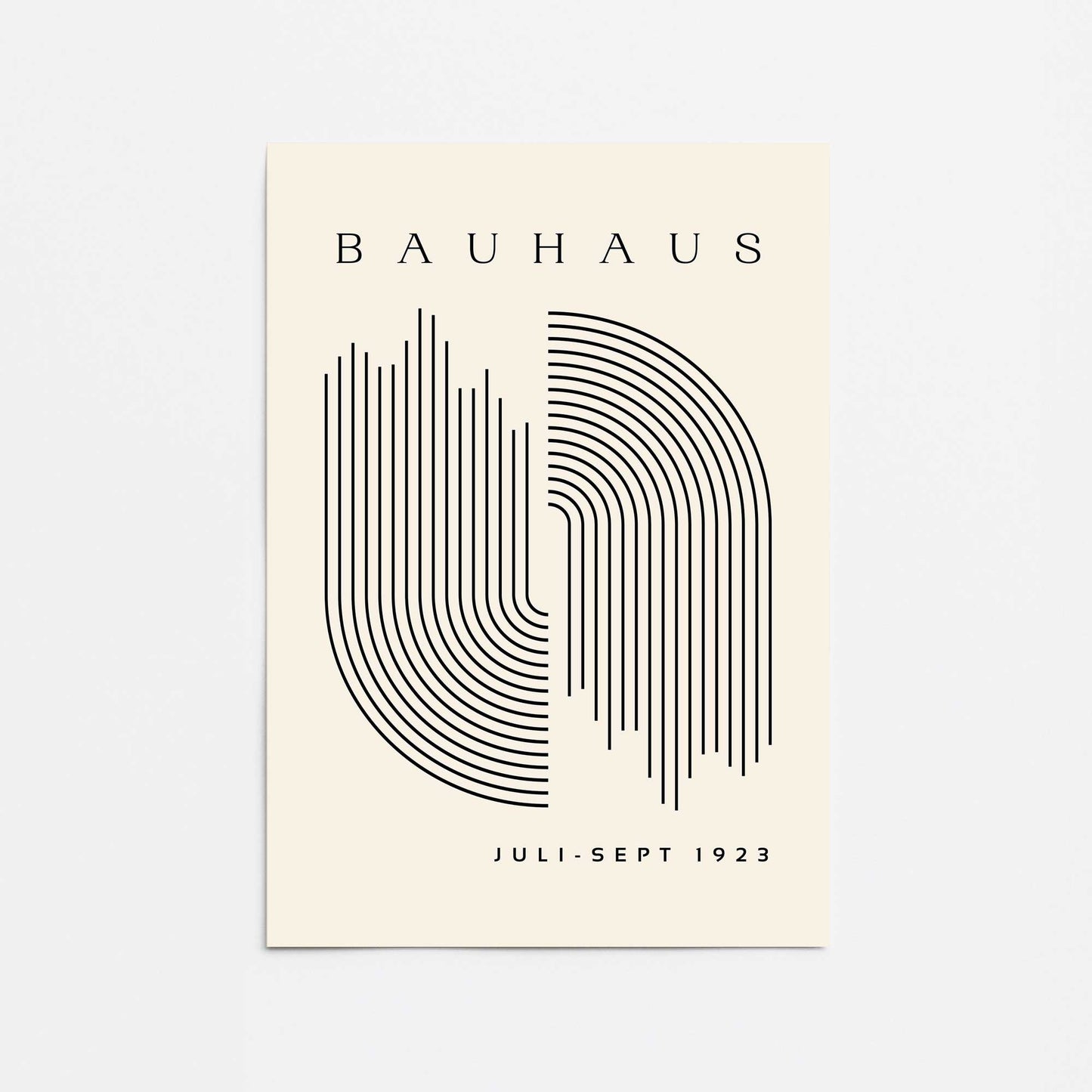 Bauhaus Duality 1923 Promotional Rolled Print