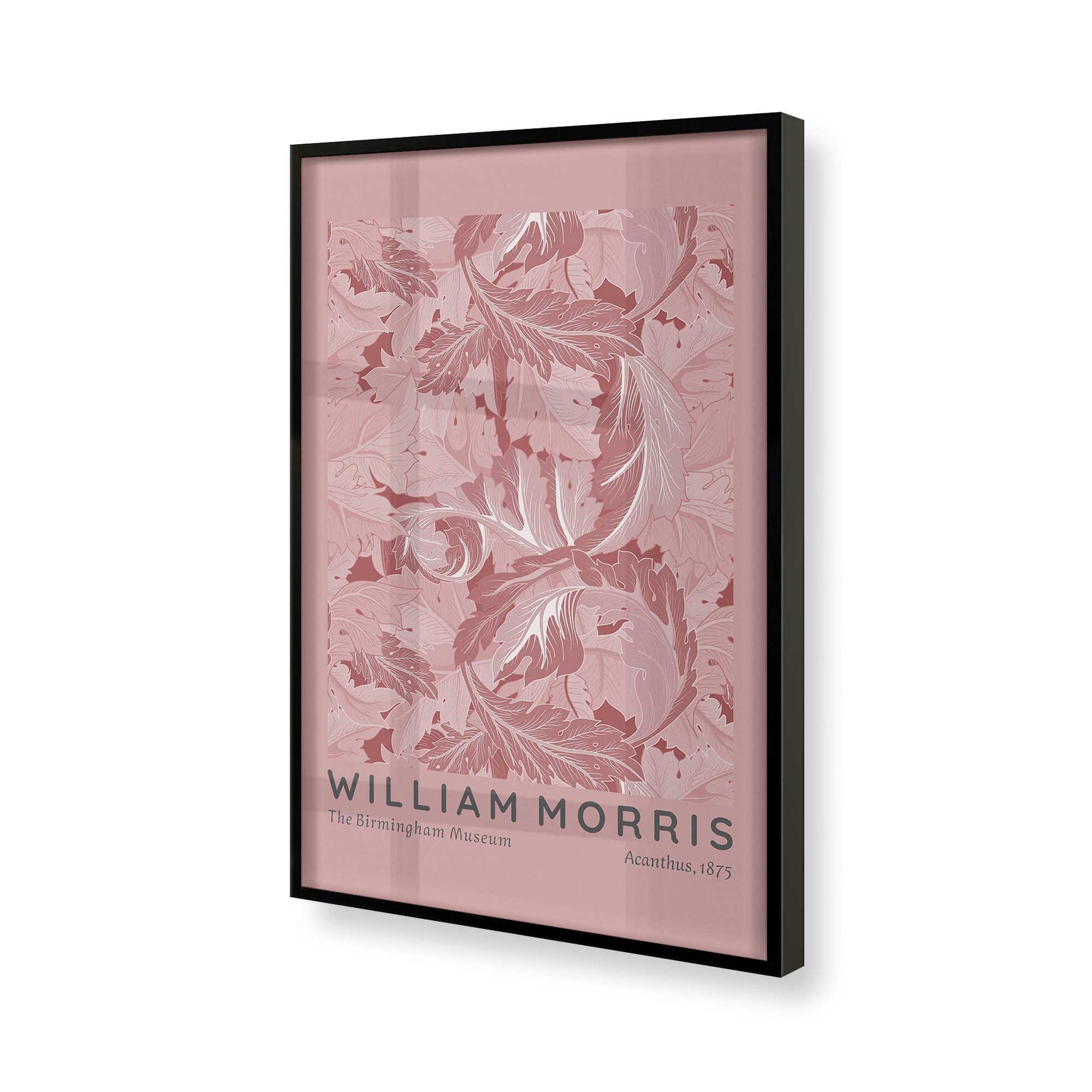 [Color:Satin Black], Picture of art in a Satin Black frame of the corner