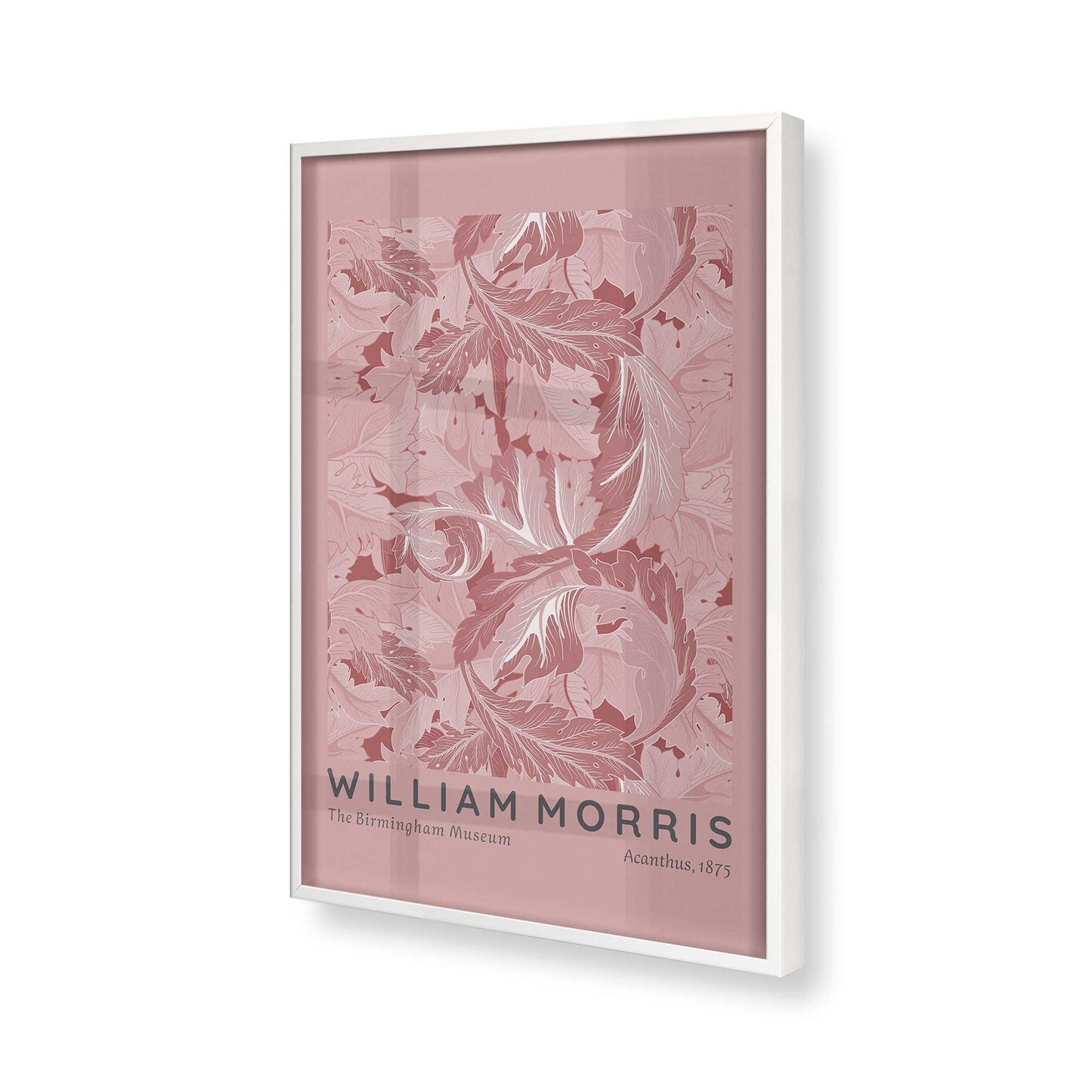 [Color:Opaque White], Picture of art in a Opaque White frame of the corner