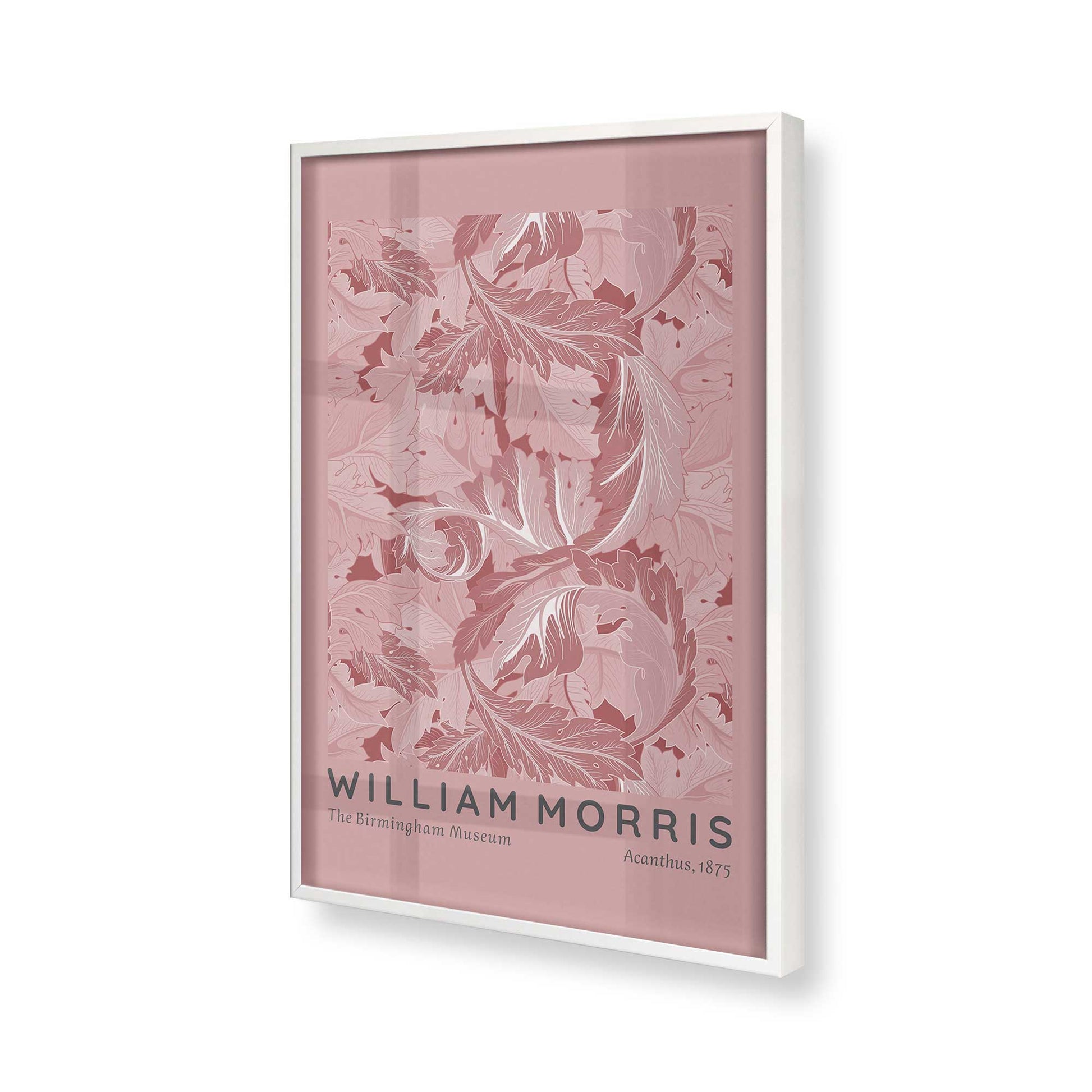 [Color:Opaque White], Picture of art in a Opaque White frame of the corner
