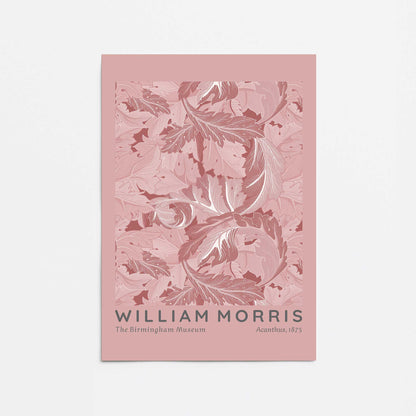 Blush Acanthus by William Morris Promotional Rolled Print