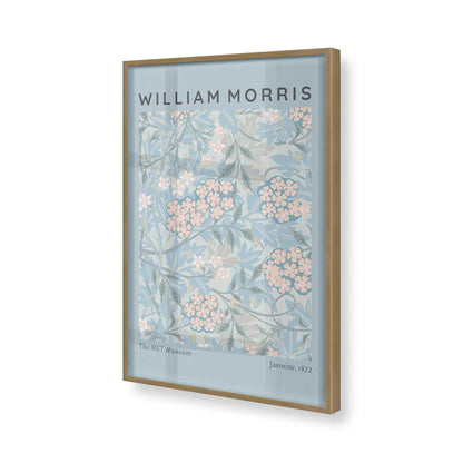 [Color:Brushed Gold], Picture of art in a Brushed Gold frame of the corner