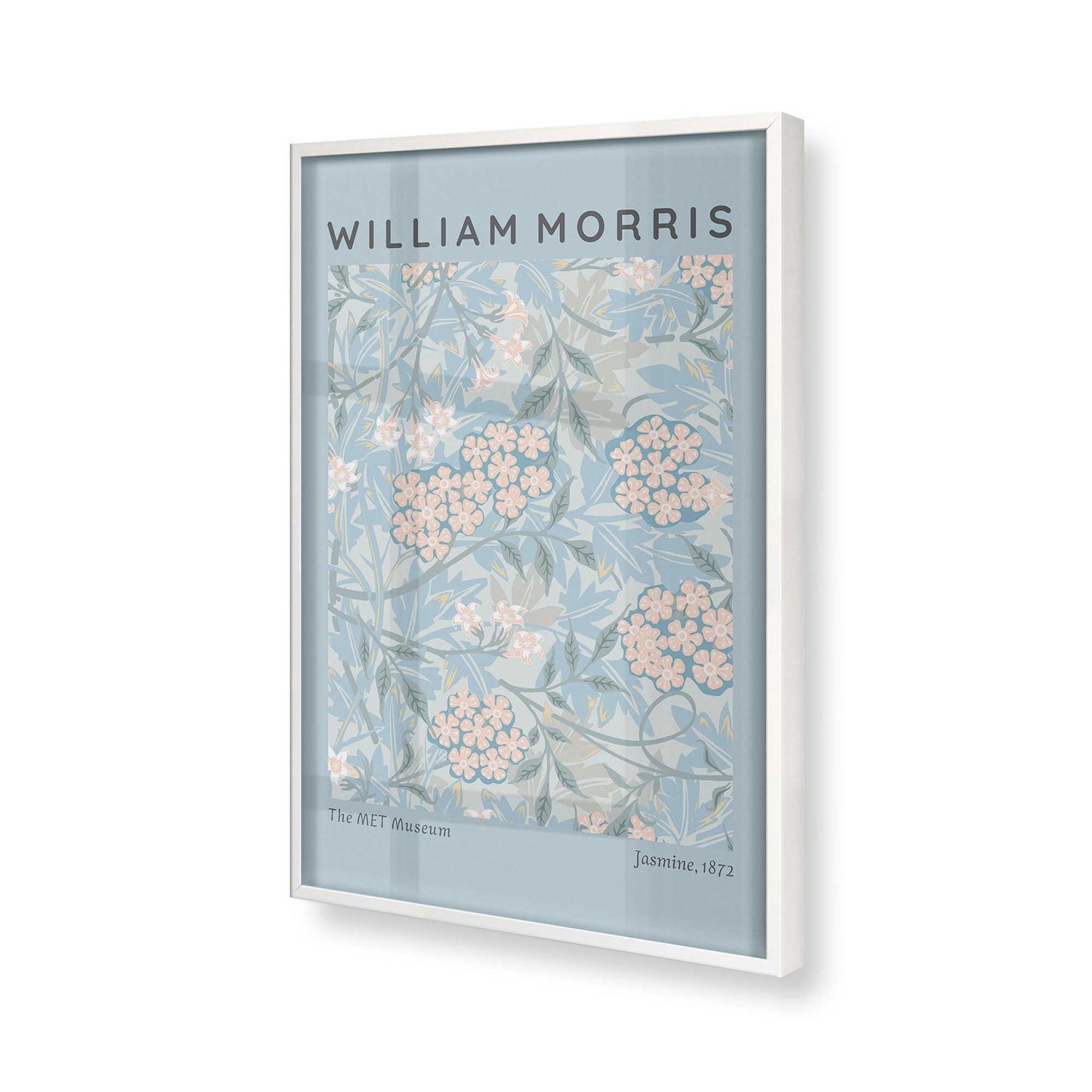 [Color:Opaque White], Picture of art in a Opaque White frame of the corner