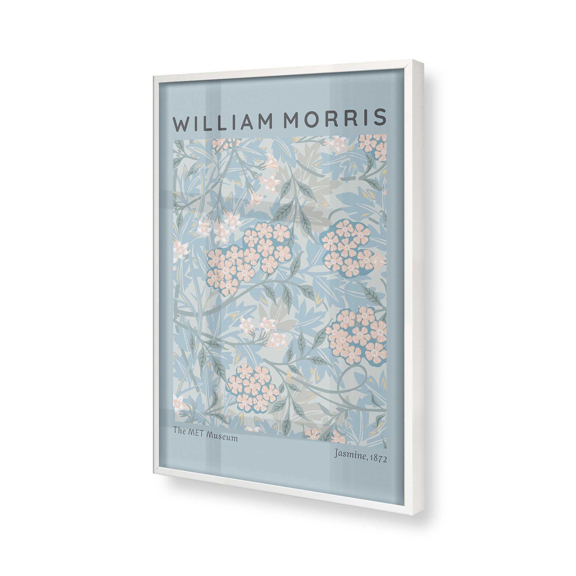 [Color:Opaque White], Picture of art in a Opaque White frame of the corner