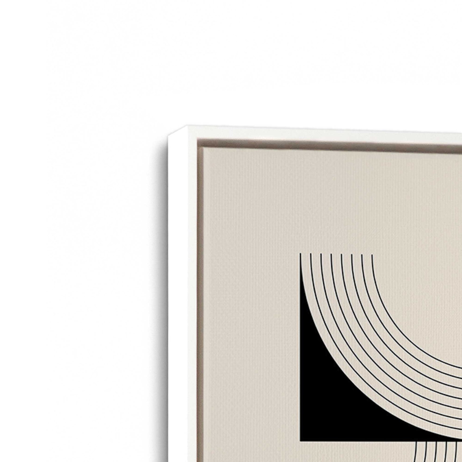 [Color:Opaque White], Picture of art in a White frame at an angle