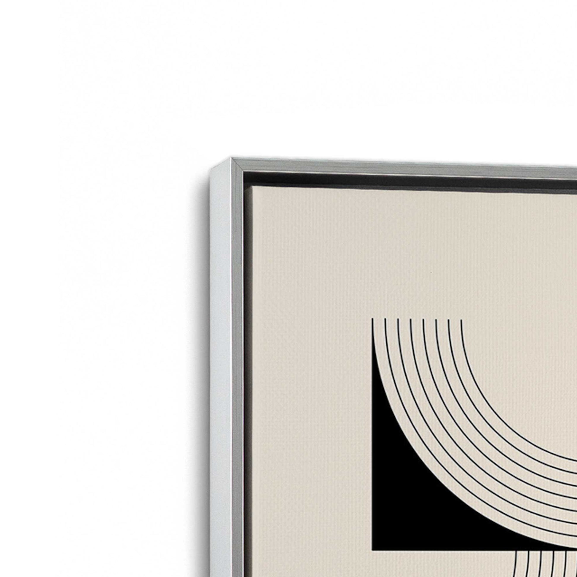[Color:Polished Chrome], Picture of art in a Polished Chrome frame at an angle