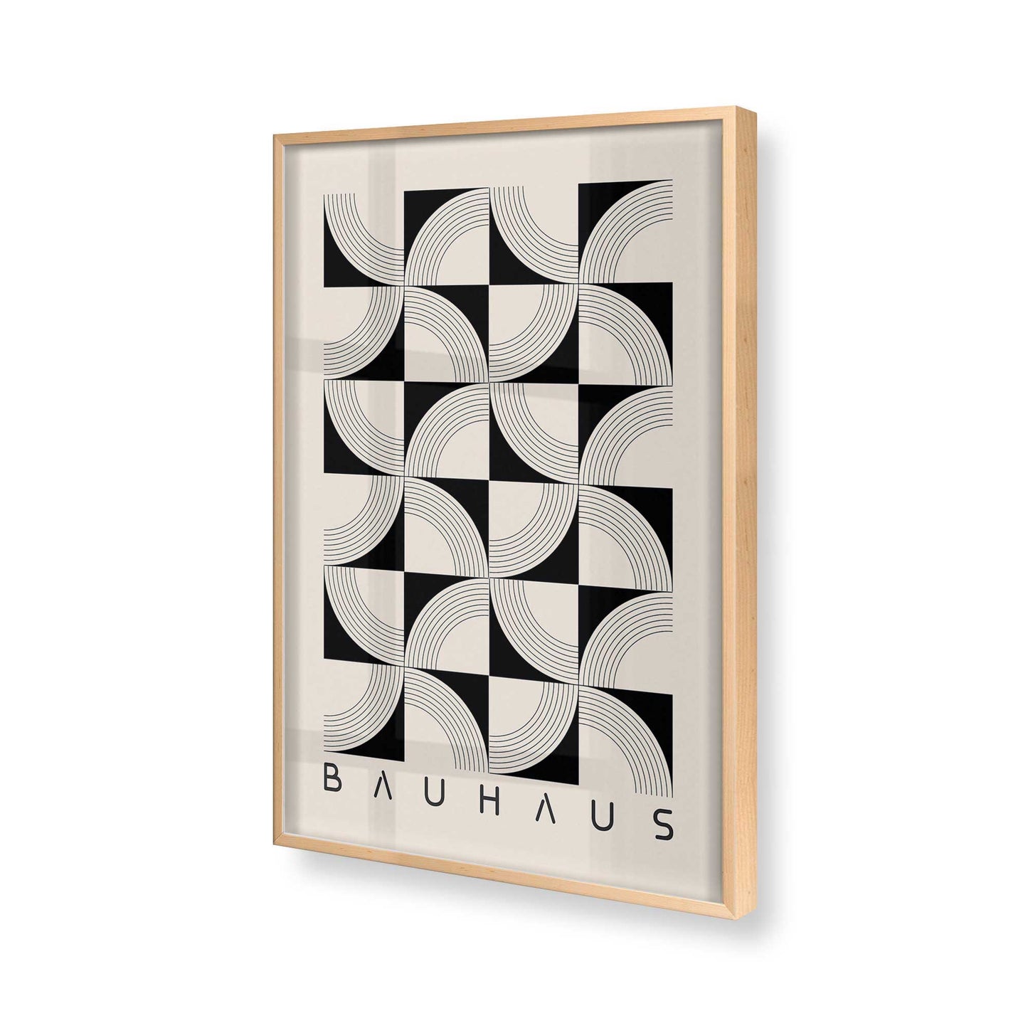 [Color:Raw Maple], Picture of art in a Raw Maple frame of the corner