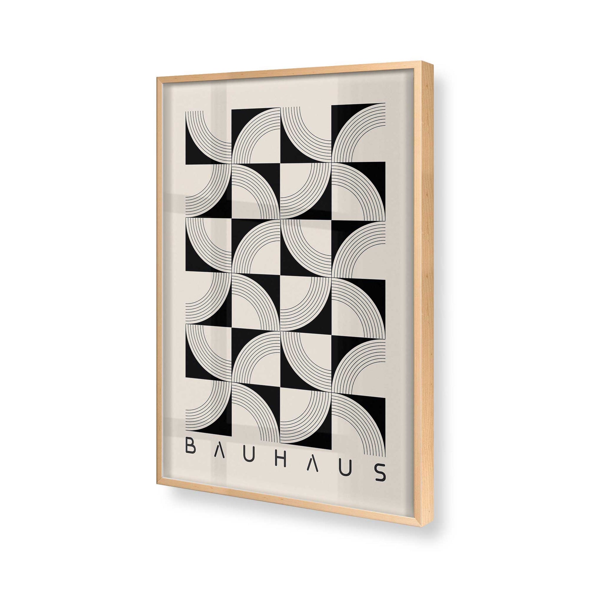[Color:Raw Maple], Picture of art in a Raw Maple frame of the corner